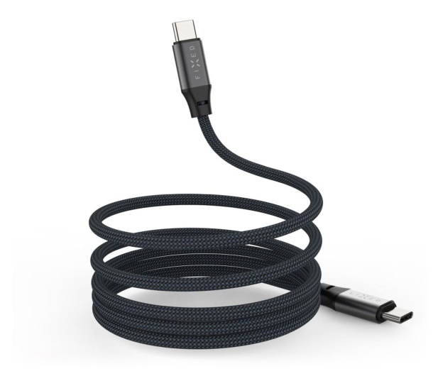 FIXED Magnetyczny Pleciony Kabel USB-C/USB-C 1,2m 240W szary FIXDBM-CC12-GR - 1342415 - zdjęcie 2